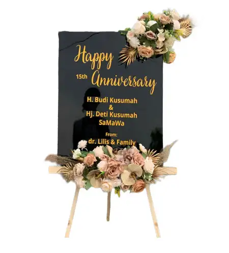 Papan Bunga Akrilik Duri Pulo