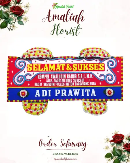 Papan Bunga Ucapan Selamat Duri Pulo